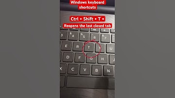 Ctrl+shift+T | windows keyboard shortcuts #techpandian #trending #youtubeshorts #shorts #viral