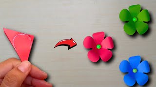 Very Easy Paper Flower Crafts | How To Make Paper Flowers