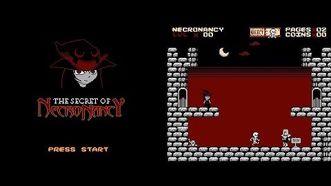 The Secret of Necro Nancy (Homebrew) NES - Gameplay (Demo)