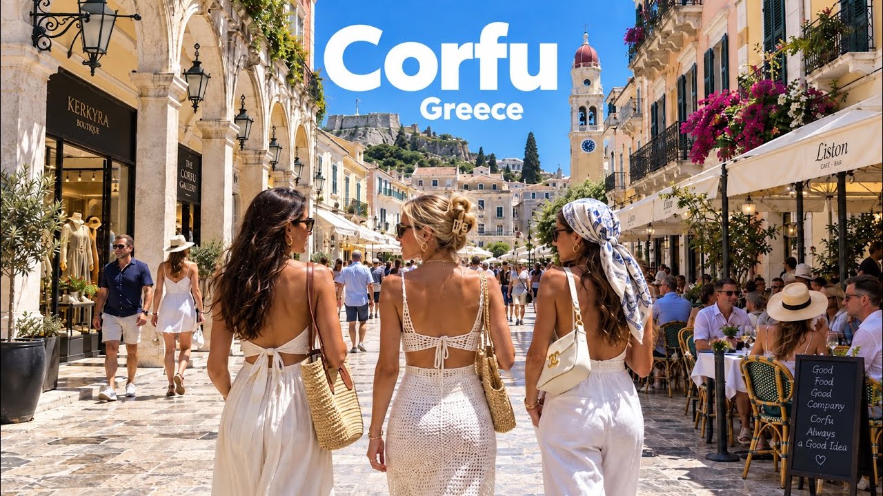 Κέρκυρα, Ελλάδα 🇬🇷 — Παλιά Πόλη, Λιμάνι & Φρούρια | 4K HDR Περίπατος – Video