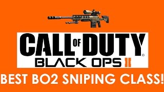 QUICKSCOPING IN BLACK OPS 2 (BEST QUICKSCOPING/SNIPER CLASS SETUP)