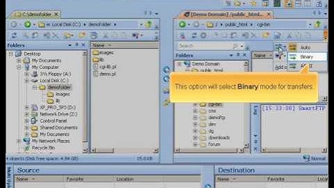Transfering Files Using Smart Ftp - ISPAZE.COM