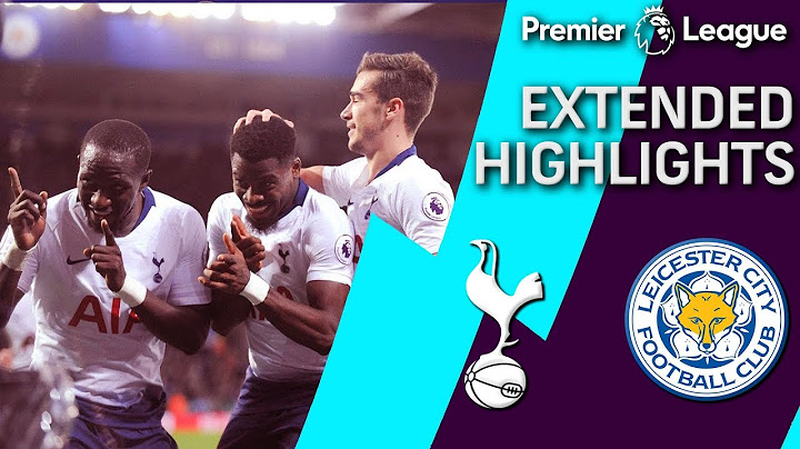 Leicester City v. Tottenham | PREMIER LEAGUE EXTENDED HIGHLIGHTS | 12/8/18 | NBC Sports
