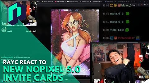 RayC React to New Nopixel 5.0 Invite Cards | Nopixel