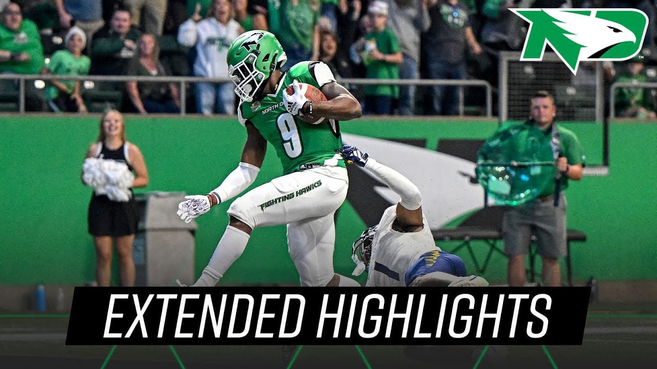UND Football | Extended Highlights vs. Northern Arizona | 9.9.23