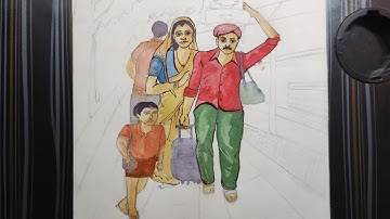 bfa entrance exam practical, BFA composition exam preparation water colour tutorial 💗🎨🎨