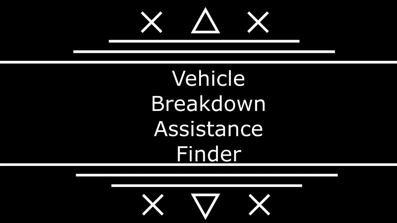 Software engineering semester project. (Vehicle Breakdown Assistance finder)!!