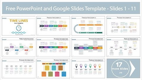 Free Timelines Template for PowerPoint and Google Slides