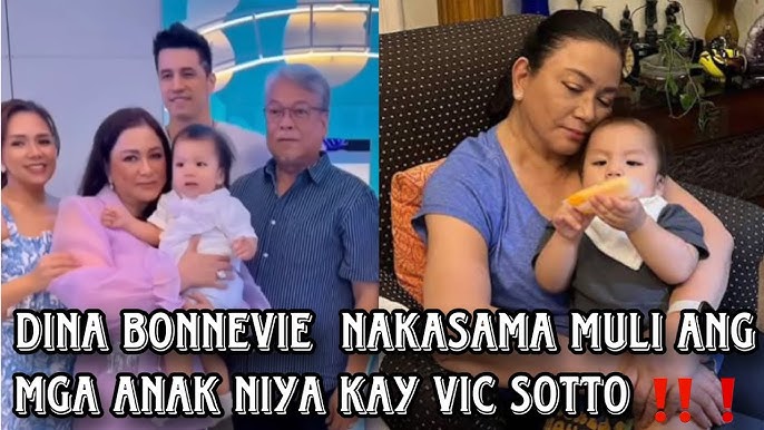 DINA BONNEVIE MULING NAKASAMA ANG MGA ANAK NIYA KAY VIC SOTTO AT ANG  KANYANG APO KAY DANICA SOTTO - YouTube
