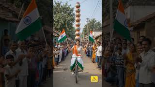 🇮🇳 Amazing Bicycle Balance Performance With 8 Pots! 😱