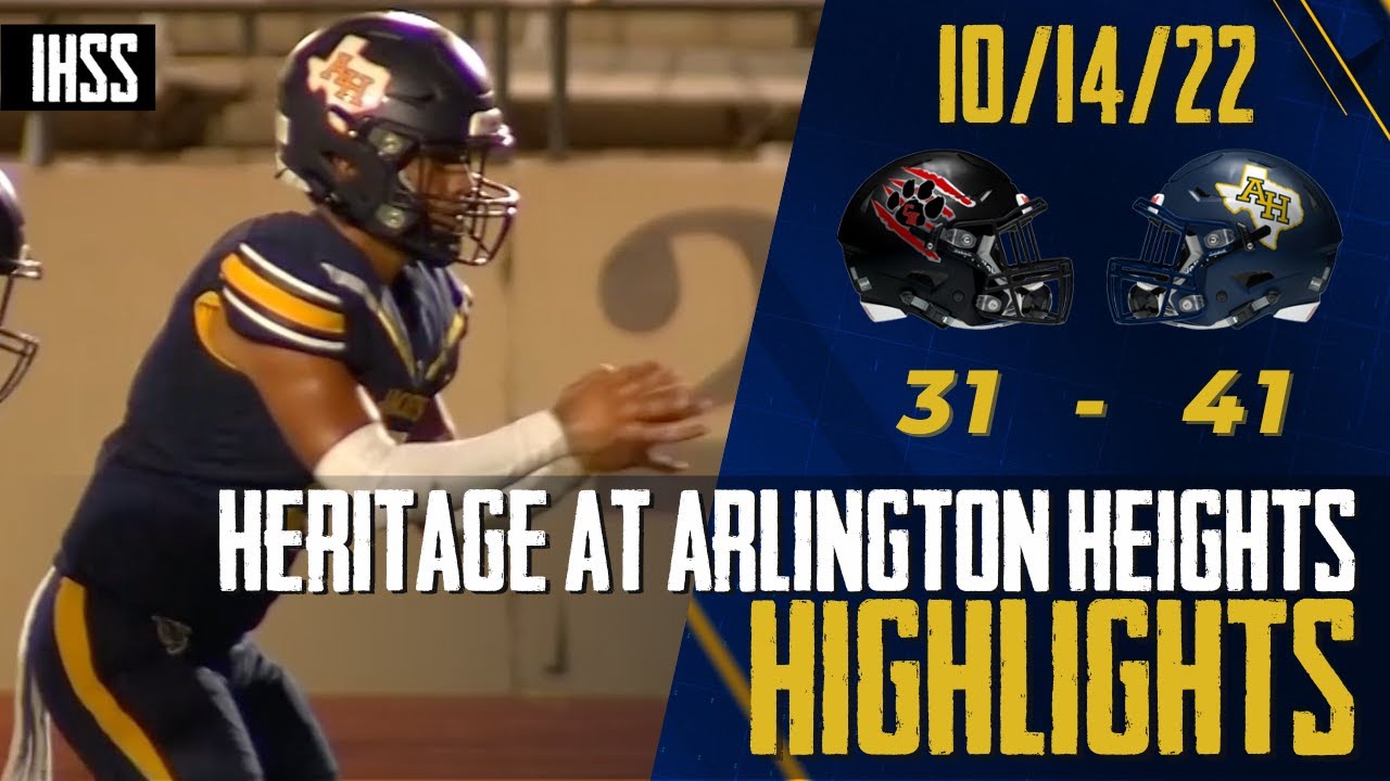 Colleyville Heritage at Fort Worth Arlington Heights - 2022 Week 8 Football Highlights