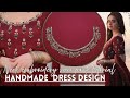 Latest Embroidery Designs 2025 💐 Zari Work at home #diy #design #tutorial #trending #viral #handmade