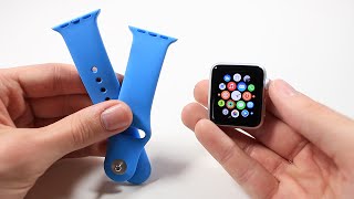 Comment mettre le bracelet d'une Apple Watch ?