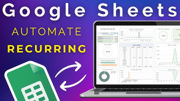Automate Recurring Transactions In This Google Sheets Bookkeeping Template