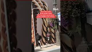 “Flash mob” robberies target LA luxury stores