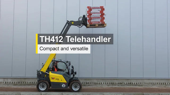 Wacker Neuson Telehandler TH412 - The compact multi-talent