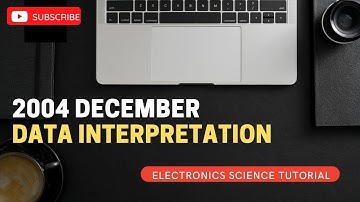 Lecture-132 2004 December Data Interpretation (Bar Graph) UGC NET Paper 1.