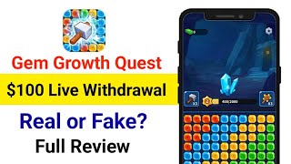 Gem Growth Quest App Real or Fake | Gem Growth Quest App Payment Proof | Gem Growth Quest App screenshot 5