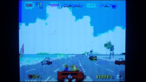 ZX Spectrum 128k + DivIDE : "Out Run Arcade" (Real Hardware Recording)