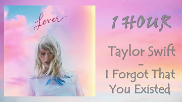 1 HOUR TAYLOR SWIFT – I FORGOT THAT YOU EXISTED