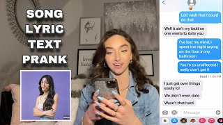 SONG LYRIC TEXT PRANK!!! (I CANT BELIEVE HE SAID THAT) Olivia Rodrigo “good 4 u”