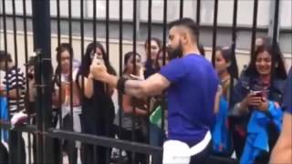 Virat with his Girl fans taking selfies screenshot 1