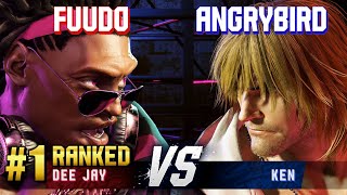 SF6 ▰ FUUDO (#1 Ranked Dee Jay) vs ANGRYBIRD (Ken) ▰ High Level Gameplay