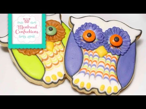 How to make Halloween cookies - Cute easy owl cookies
