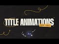 5 title text animations after effects tutorial