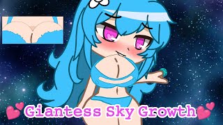 💕Giantess Sky Growth💕.Animation (Gacha club)