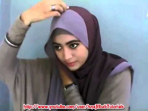 Cara Memakai Jilbab Pashmina Twotone Inspired Fitri Aulia  Natasha Farani Hijab Tutorial 