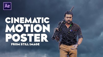 Cinematic Motion Poster From Still Image - After Effect Tutorial  #10BajeWalaIdea