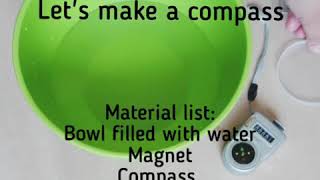 STEAM activity: Let's make a compass