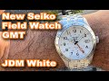 New seiko 5 sports field gmt i have a feeling this will be another big hit sbsc009 white