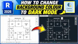 How to Change Revit Background Colour to Dark Mode | Change Drawing / Canvas Area Appearance