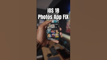 How to Fix iOS 18 Photos App