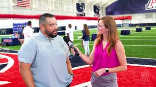 Pre Training Camp Interview with Coach Jordan Paopao | Arizona Football Information