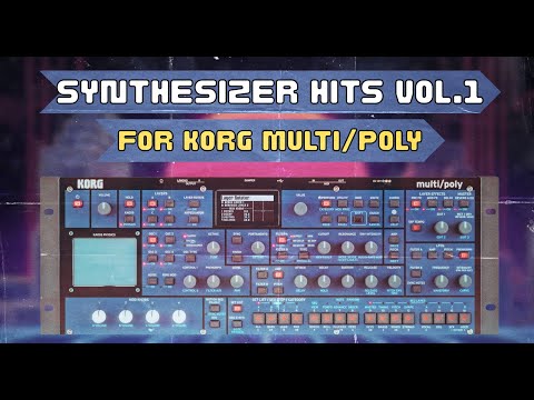 Synthesizer Hits Vol.1- a KORG Multi/Poly Synthesizer Soundpack