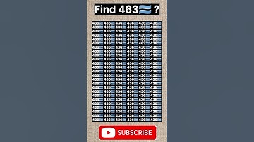 Find"463🇧🇼"||😍||#opticalillusion #braintest #iqtest #youtube #youtubeshorts#shorts #shortsfeed#iq