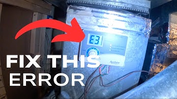 Fix e3 error on Aprilaire 500 whole house humidifier