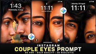 Instagram Trending Couple Eye AI Photo Editing Prompt | Couple Eyes Photo Editing Prompt | Gemini screenshot 5