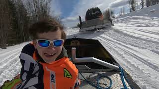 Snowcattin with the Jetstream Mini Jet Boat Part III