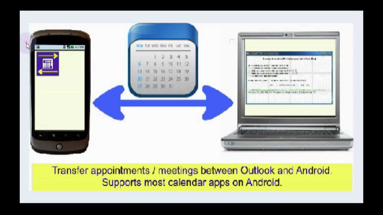 Sync Outlook Calendar with Android YouTube