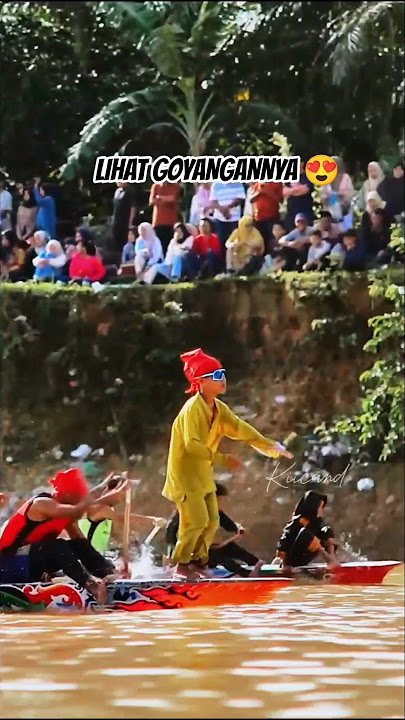 VIRAL PACU JALUR 😎 Goyangan Tukang Tari Aura Farming Mendunia #pacujalur #aurafarming #boatrace桐生