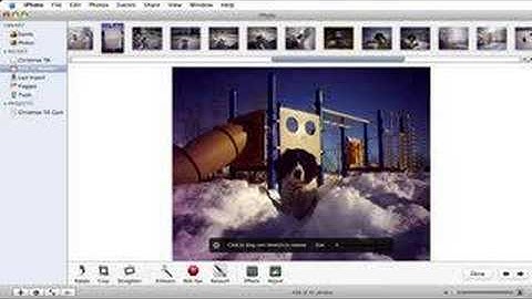 MacMost Tutorial: Enhance Dark Photos, in iPhoto 