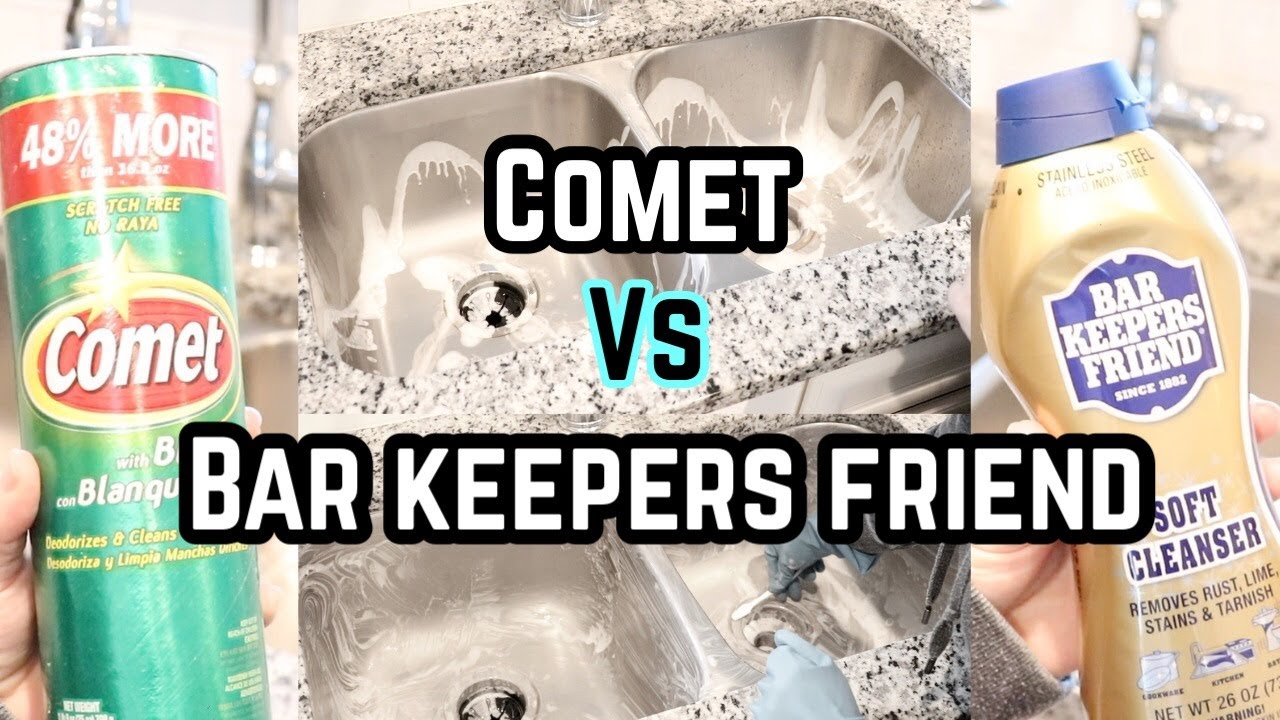 CLEAN WITH ME COMET VS BAR KEEPERS FRIEND CLEANING MOTIVATION 2021 