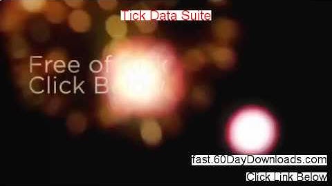 Tick Data Suite Review 2014 - the truth