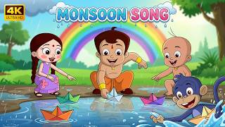 Chhota Bheem - Monsoon Song🌈 | New Song🎶 | Cartoon Song for kids ☔| Rain Song⛈️