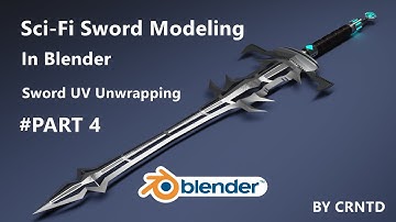 Sci Fi Sword Modeling in Blender | Sword UV Unwrapping | How to uv unwrap sword in blender ?