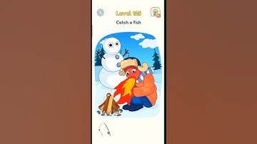 DOP 3:Displace One Part | Level 125 Catch a fish #dop3 #gameplay #androidgames #shorts